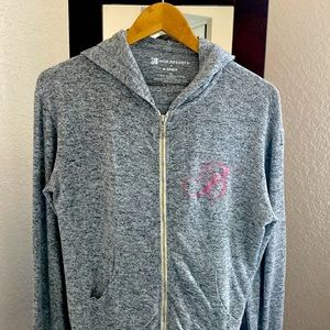 Comfy heather grey hoody and sweat pant set size M